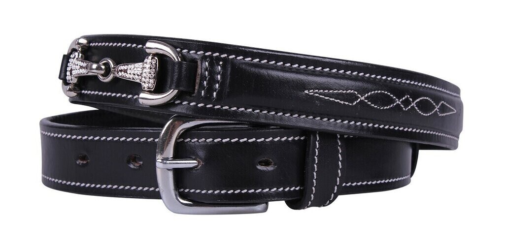 Decorative Leather Bit Belt