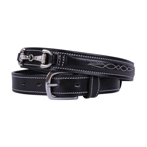 Decorative Leather Bit Belt
