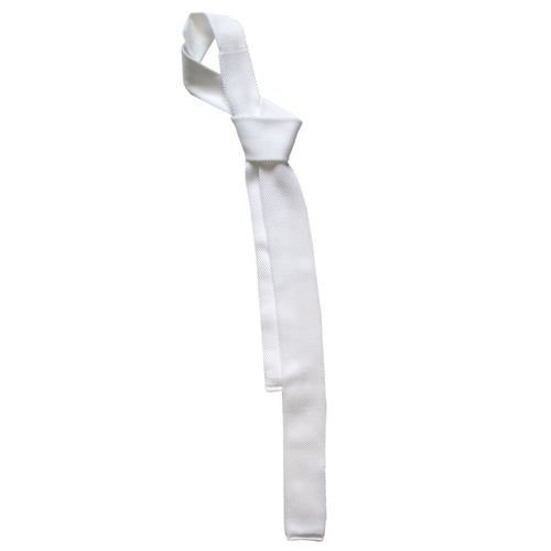 Tattini White Honeycomb Tie